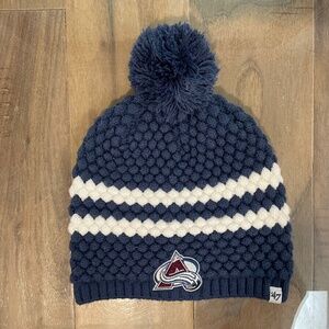 New Colorado Avalanche Beanie Pom-Pom Hat
